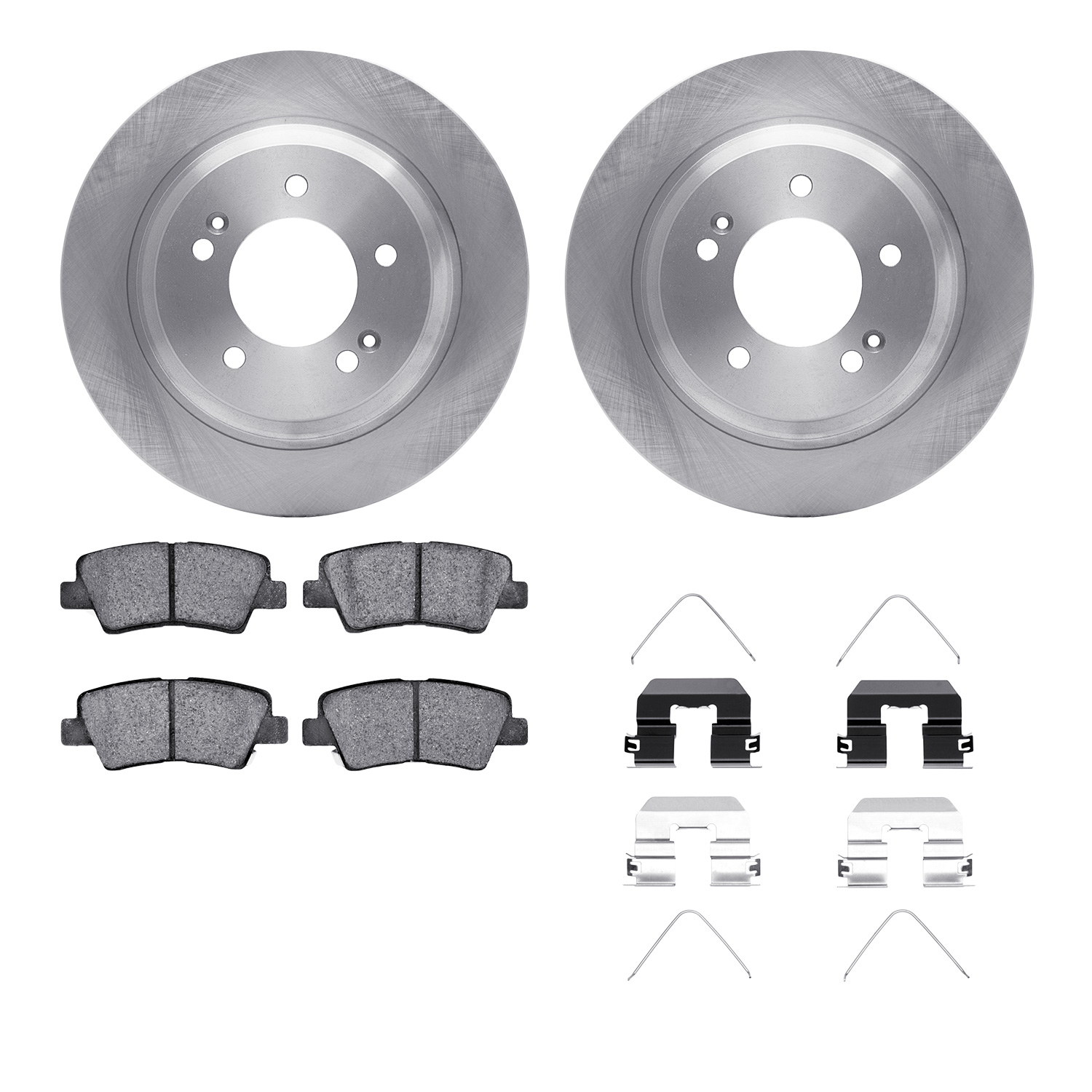 R1 Concepts WFUH1-21098 - Brake Rotor- Blank with Optimum Oe Pads & Hdw