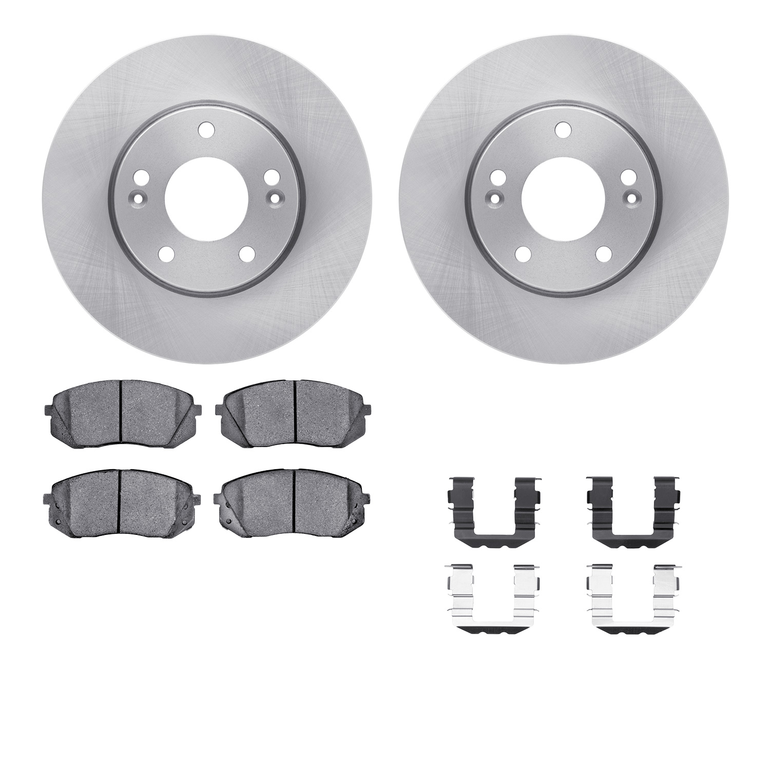 R1 Concepts WFUH1-21068 - Brake Rotor- Blank with Optimum Oe Pads & Hdw