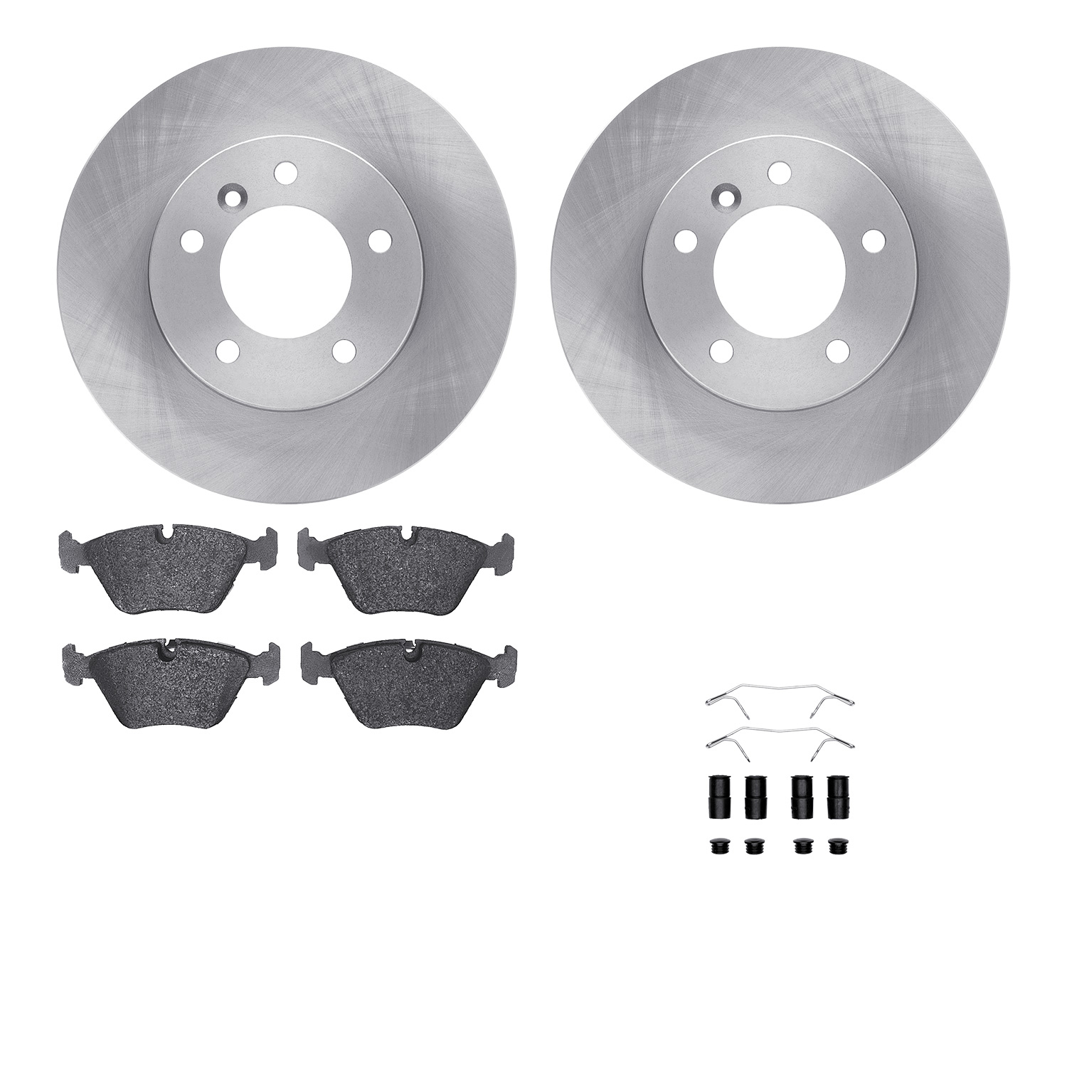 R1 Concepts WFUH1-20047 - Brake Rotor- Blank with Optimum Oe Pads & Hdw