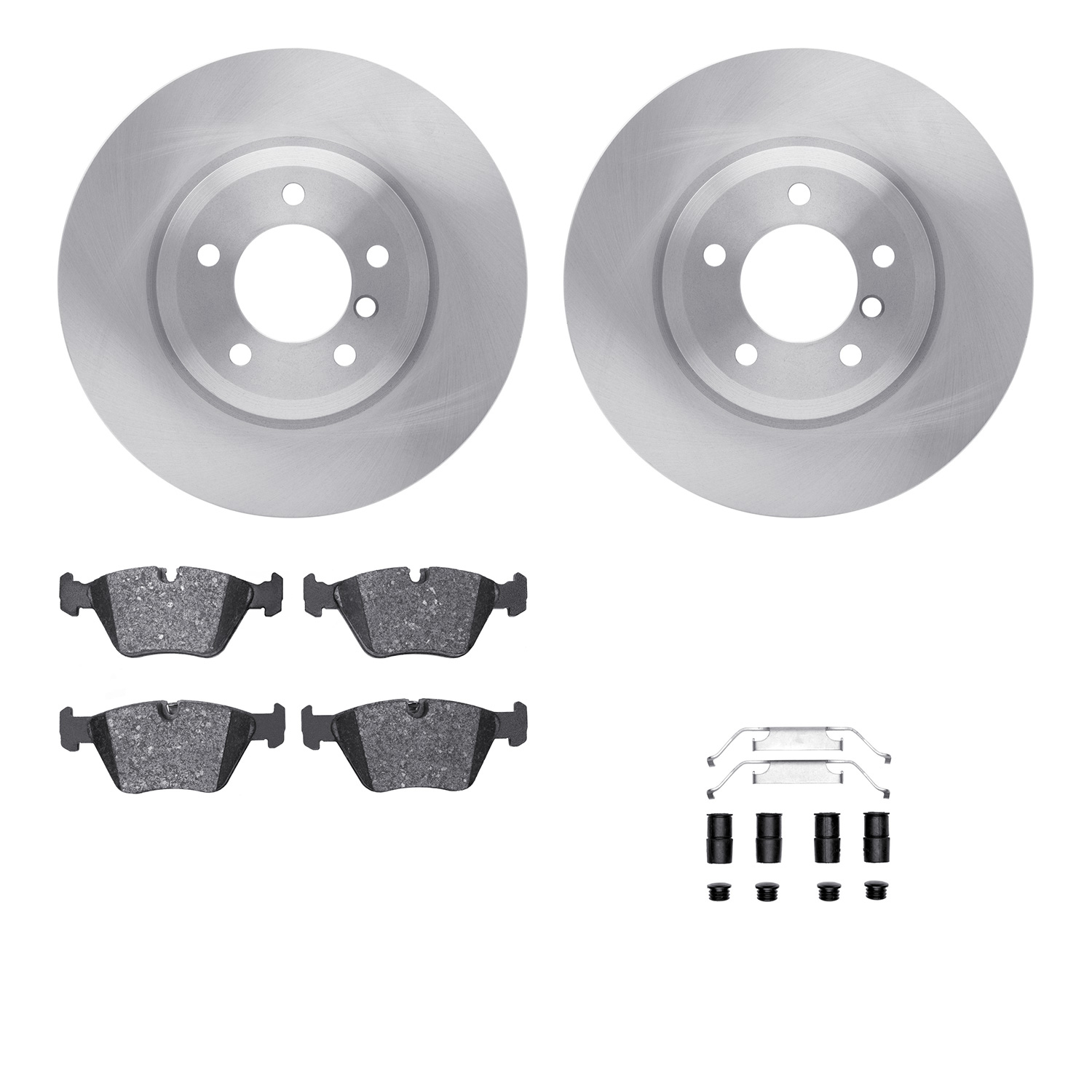 R1 Concepts WFUH1-31319 - Brake Rotor- Blank with Optimum Oe Pads & Hdw