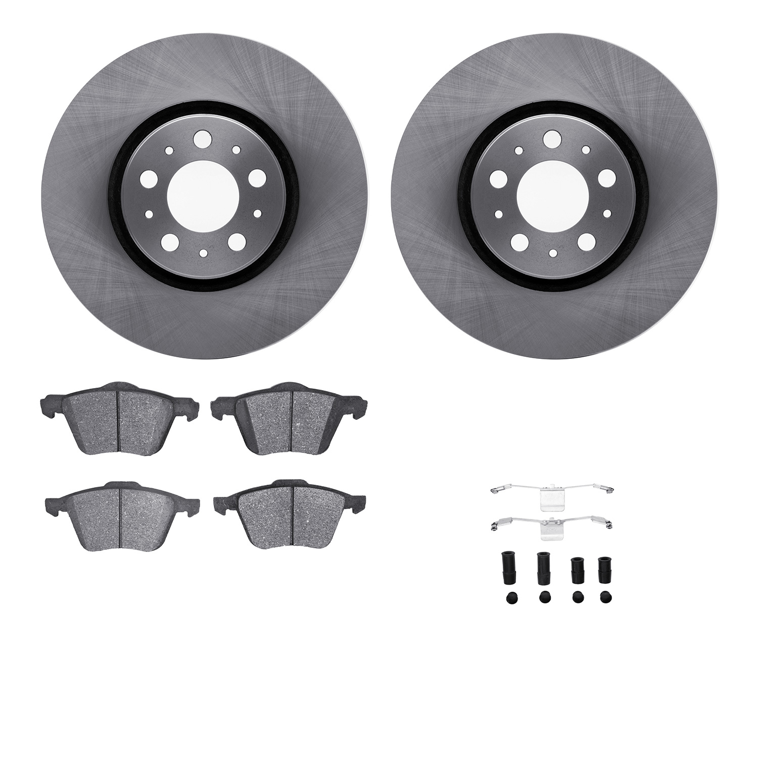 R1 Concepts WFUH1-27271 - Brake Rotor- Blank with Optimum Oe Pads & Hdw