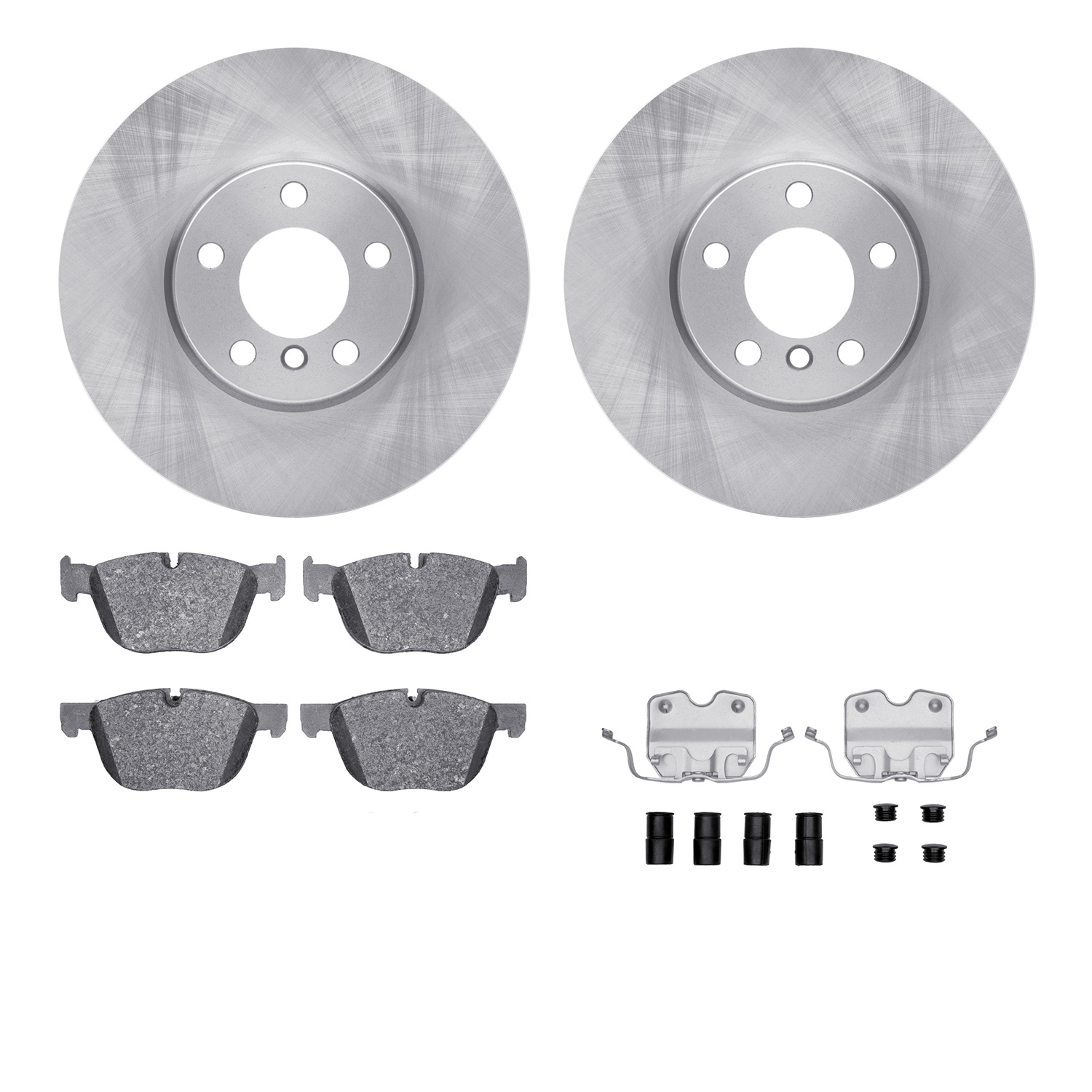 R1 Concepts WFUH1-31684 - Brake Rotor- Blank with Optimum Oe Pads & Hdw