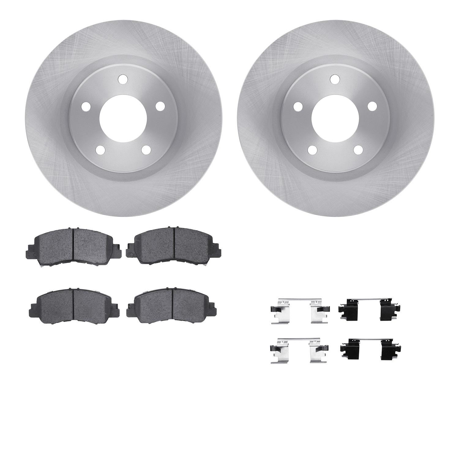 R1 Concepts WFUH1-39149 - Brake Rotor- Blank with Optimum Oe Pads & Hdw