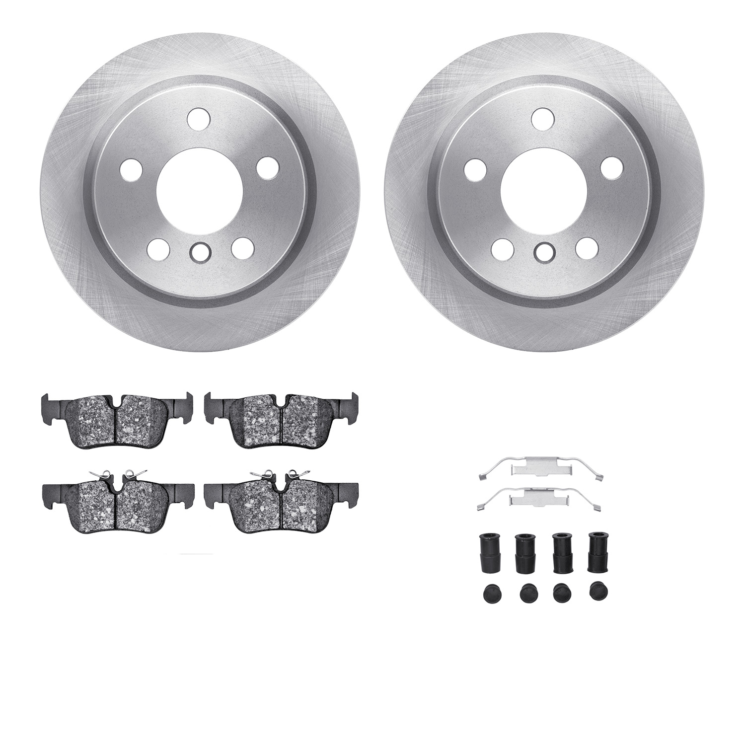 R1 Concepts WFUH1-32095 - Brake Rotor- Blank with Optimum Oe Pads & Hdw