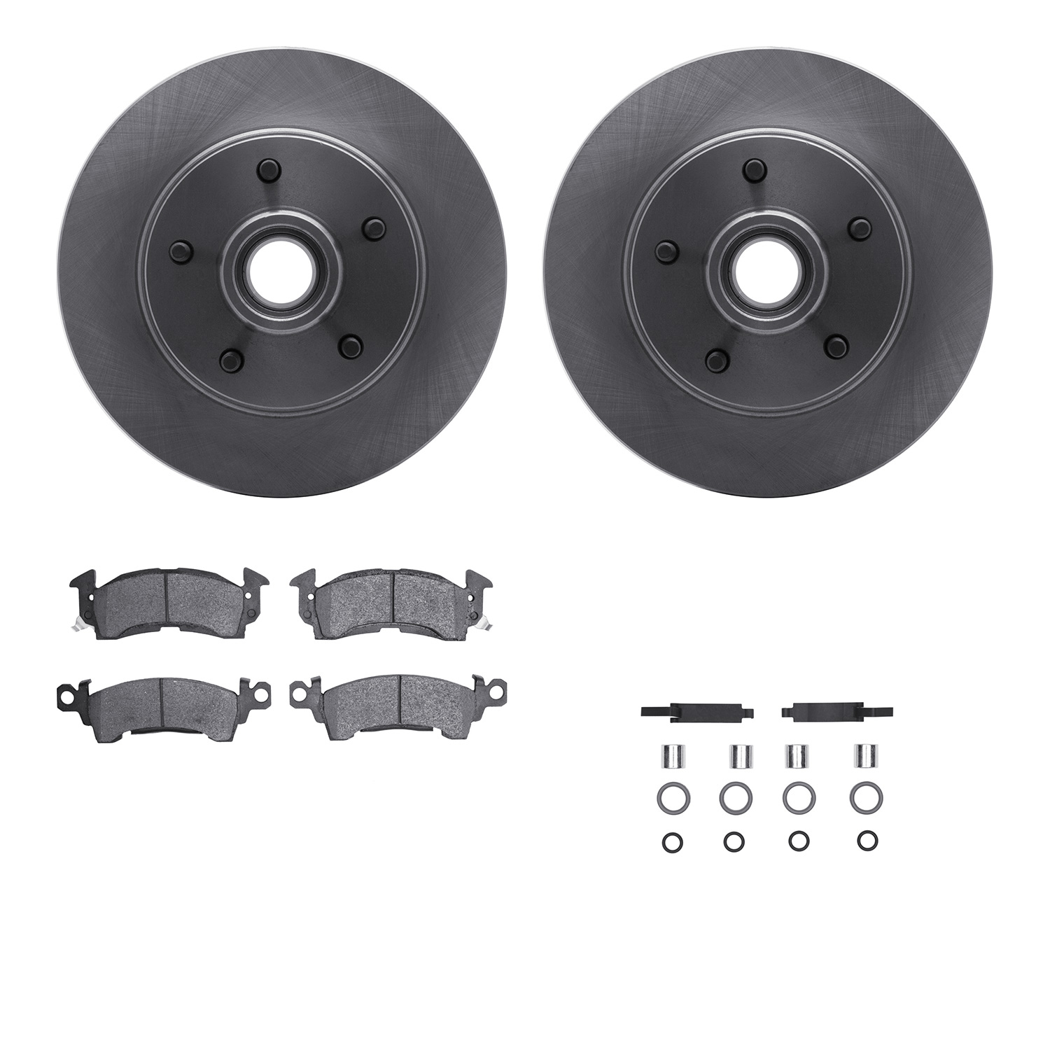 R1 Concepts WFUH1-47101 - Brake Rotor- Blank with Optimum Oe Pads & Hdw
