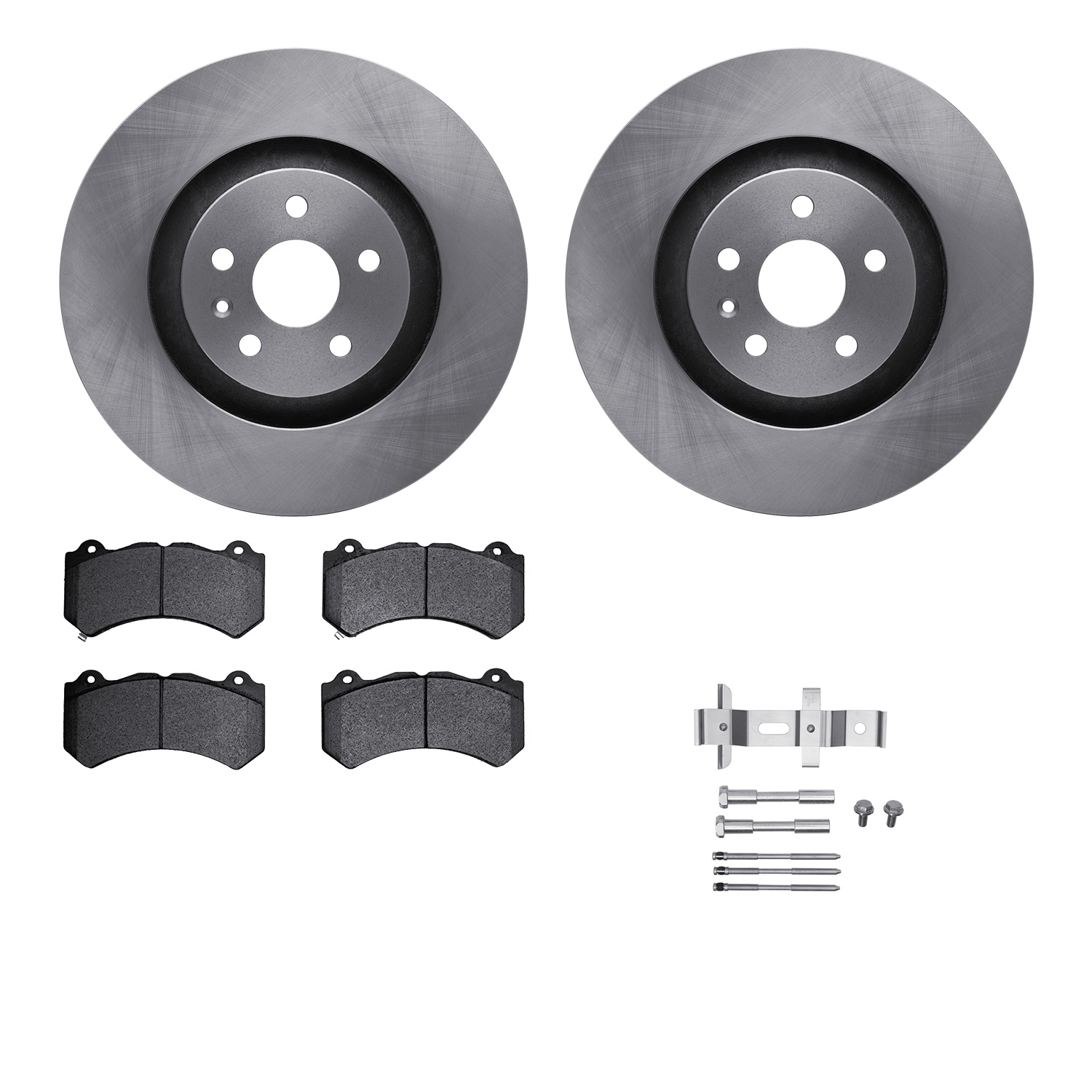 R1 Concepts WFUH1-46220 - Brake Rotor- Blank with Optimum Oe Pads & Hdw
