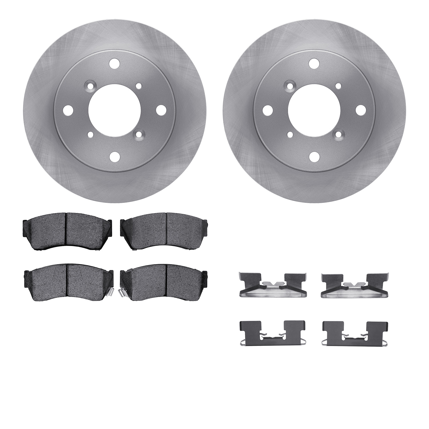 R1 Concepts WFUH1-50010 - Brake Rotor- Blank with Optimum Oe Pads & Hdw