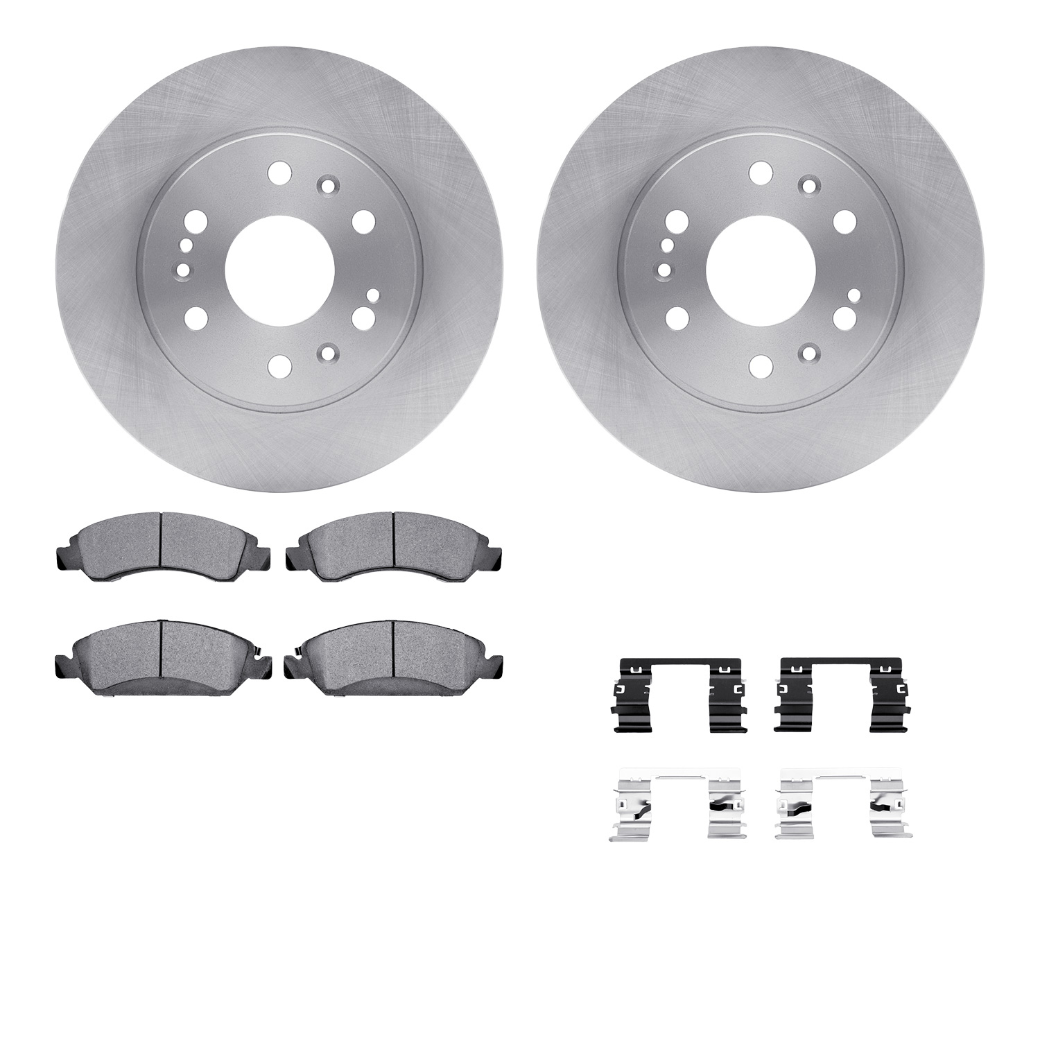 R1 Concepts WFUH1-48314 - Brake Rotor- Blank with Optimum Oe Pads & Hdw