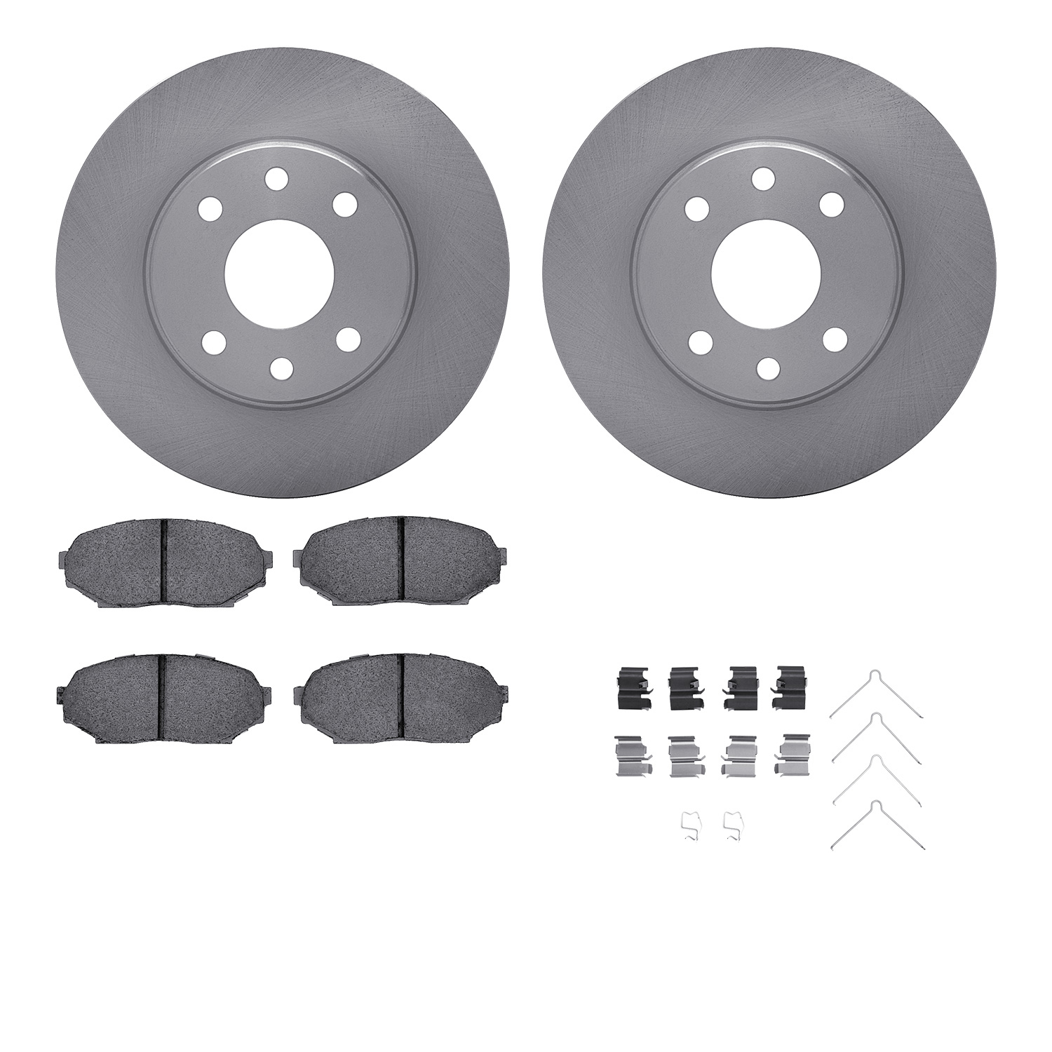 R1 Concepts WFUH1-50001 - Brake Rotor- Blank with Optimum Oe Pads & Hdw