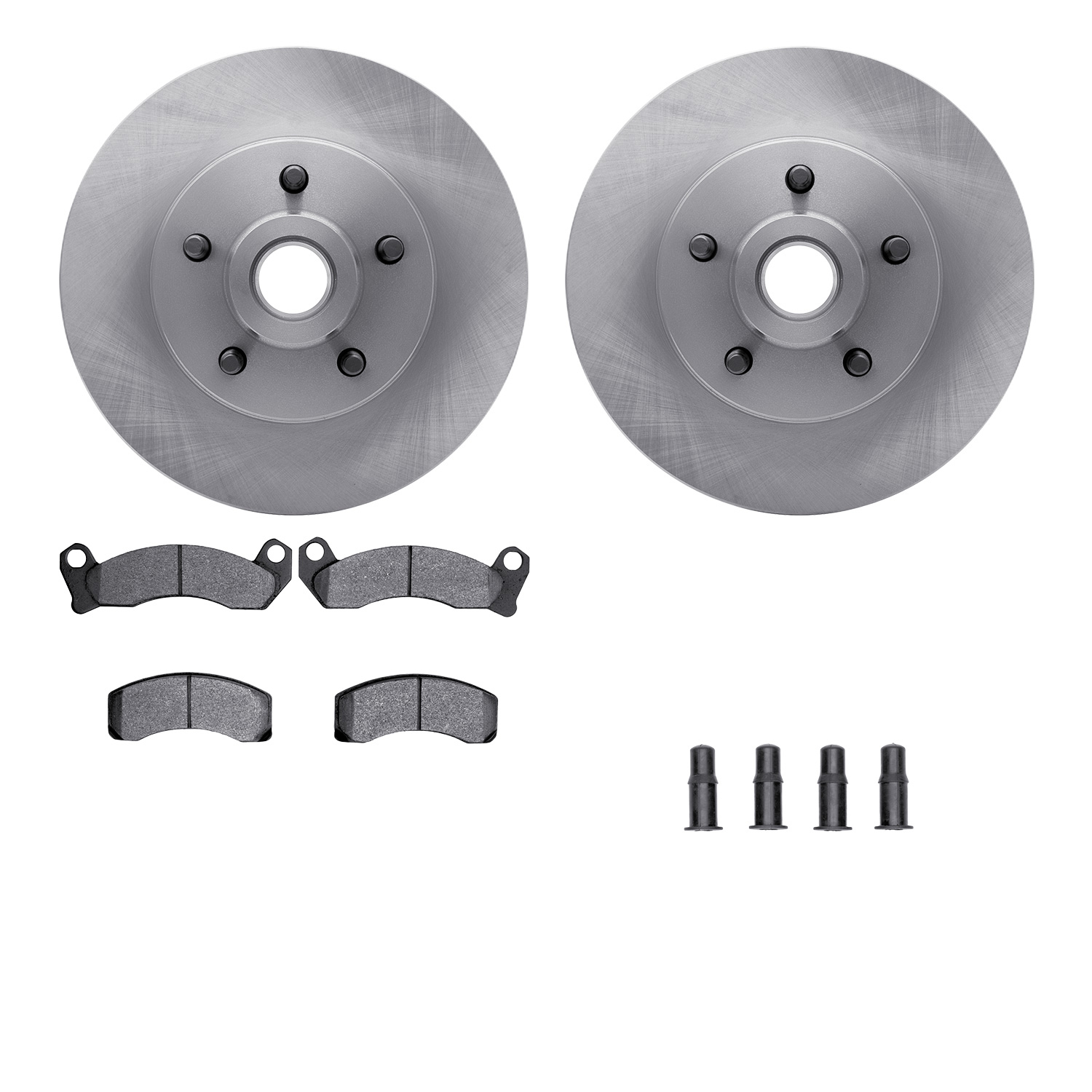 R1 Concepts WFUH1-56055 - Brake Rotor- Blank with Optimum Oe Pads & Hdw