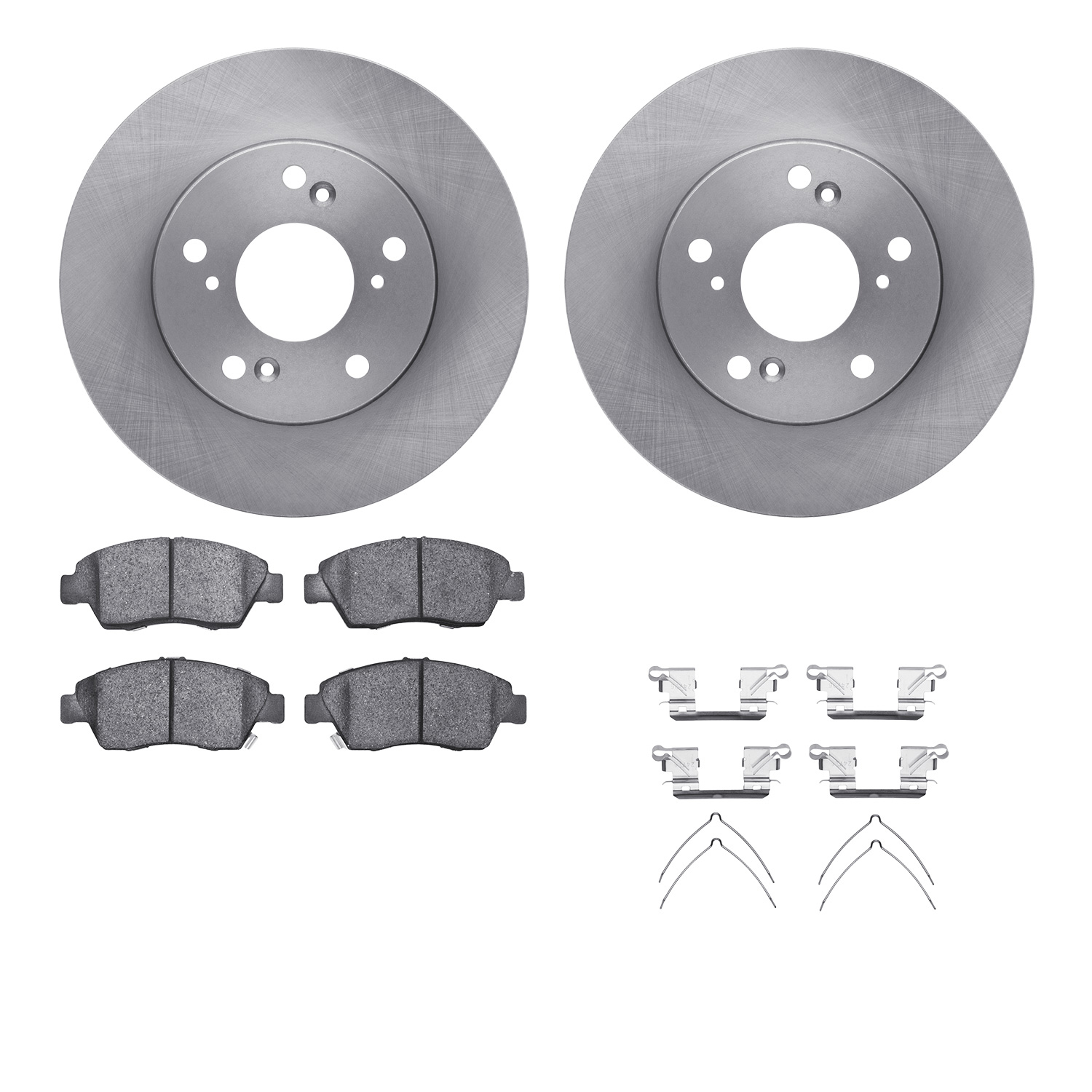 R1 Concepts WFUH1-59309 - Brake Rotor- Blank with Optimum Oe Pads & Hdw