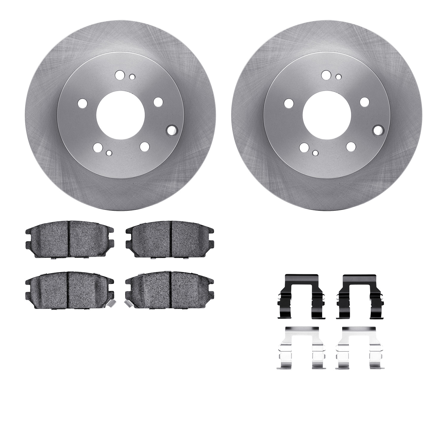 R1 Concepts WFUH1-72242 - Brake Rotor- Blank with Optimum Oe Pads & Hdw