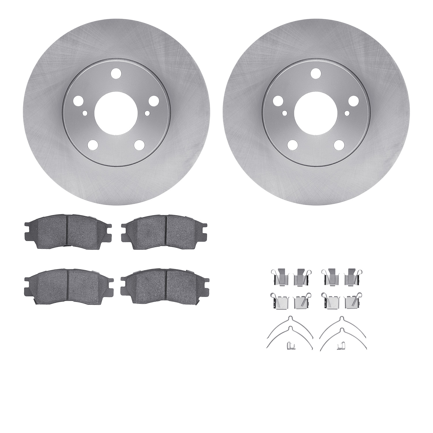 R1 Concepts WFUH1-76308 - Brake Rotor- Blank with Optimum Oe Pads & Hdw