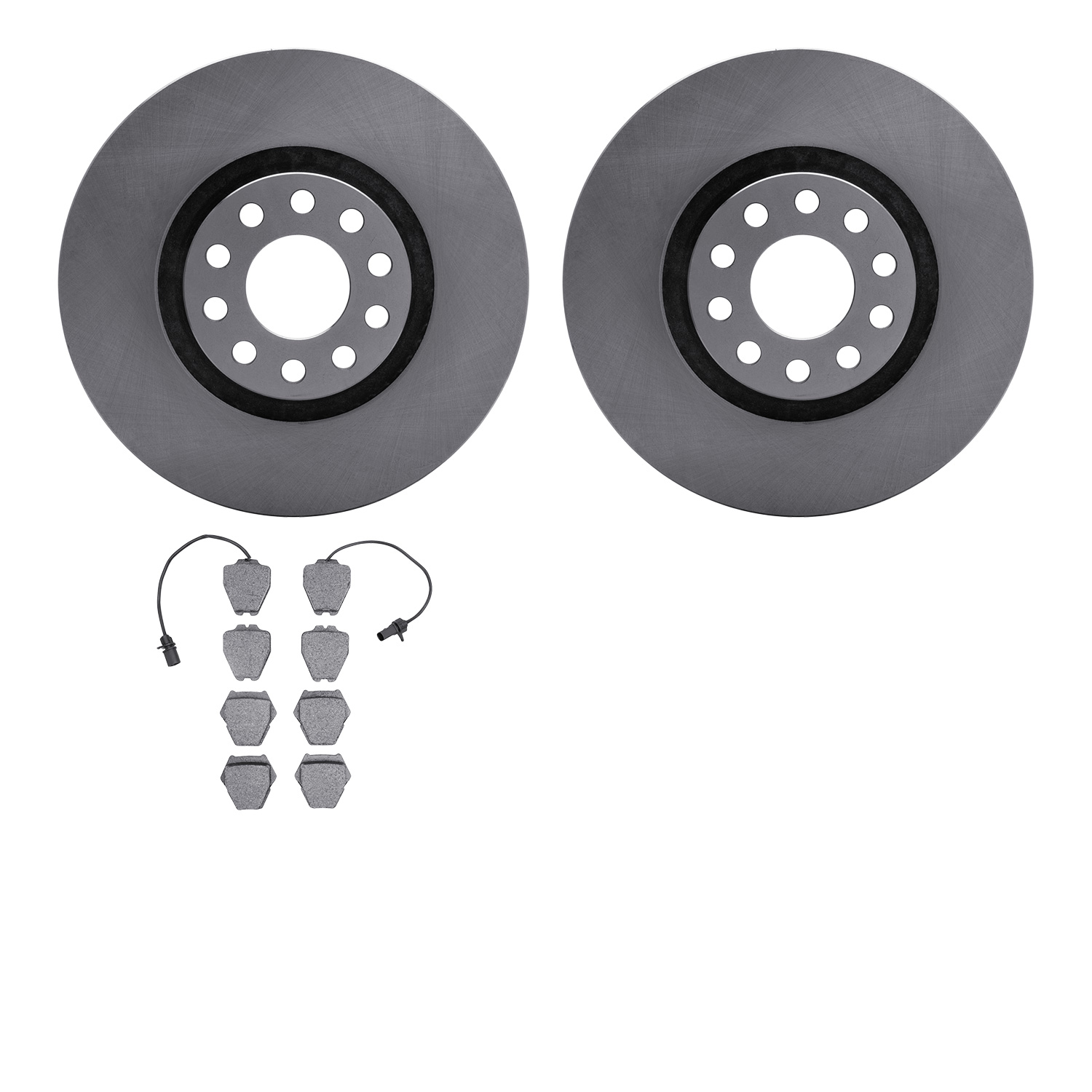 R1 Concepts WFUN1-74284 - Brake Rotor- Blank with Optimum Oe Pads
