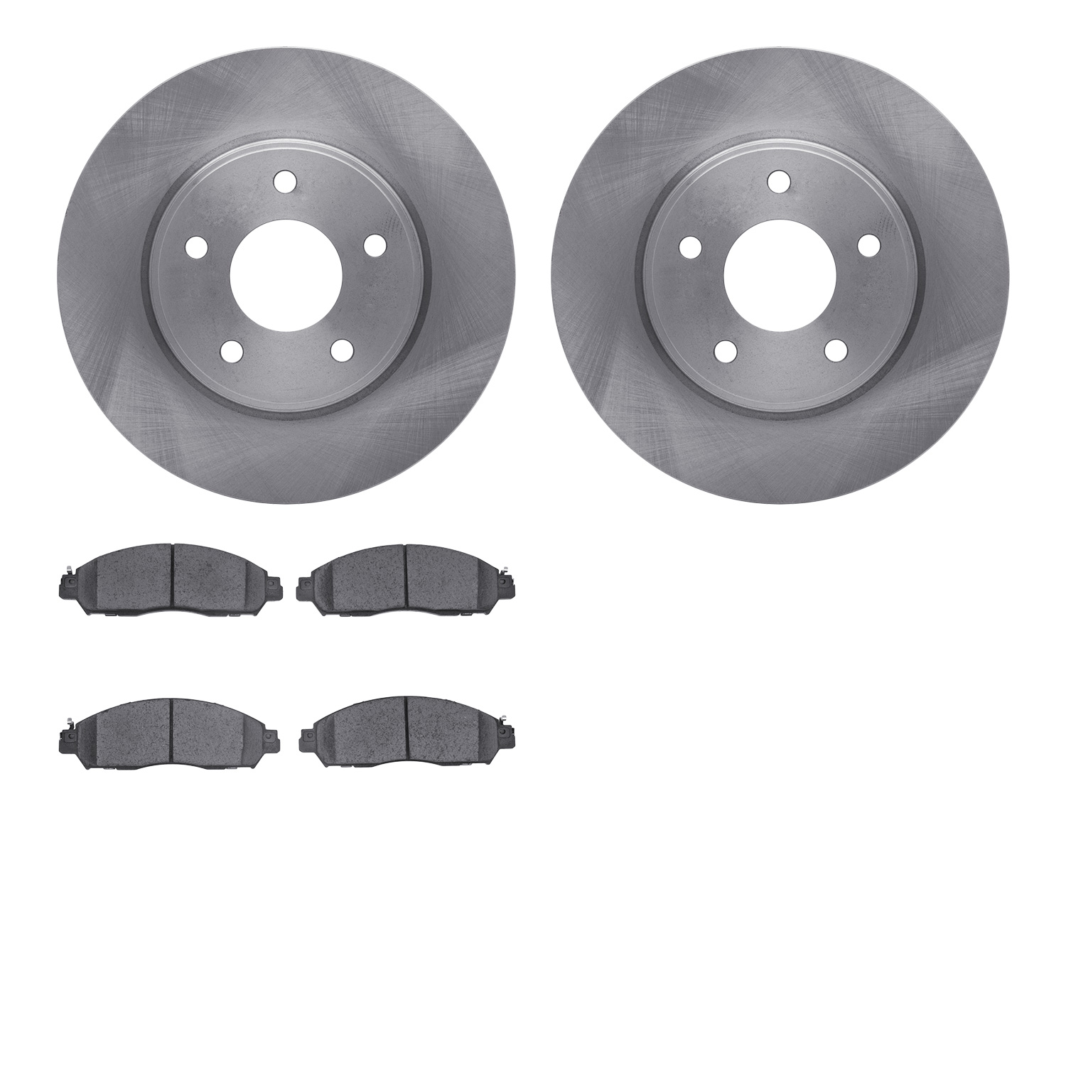R1 Concepts WFUN1-67514 - Brake Rotor- Blank with Optimum Oe Pads