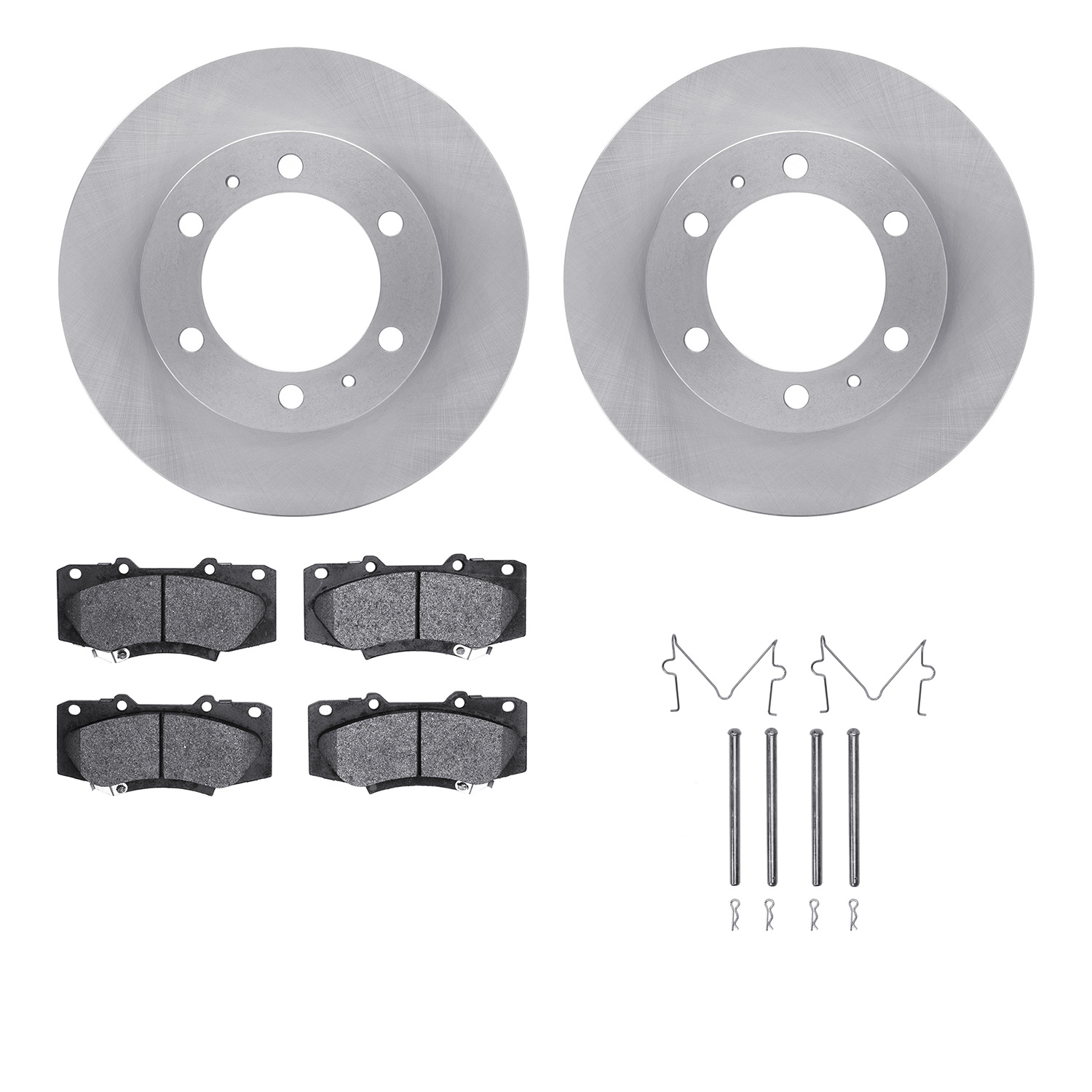 R1 Concepts WFWH1-92014 - Brake Rotor- Blank with Ceramic Pads & Hdw