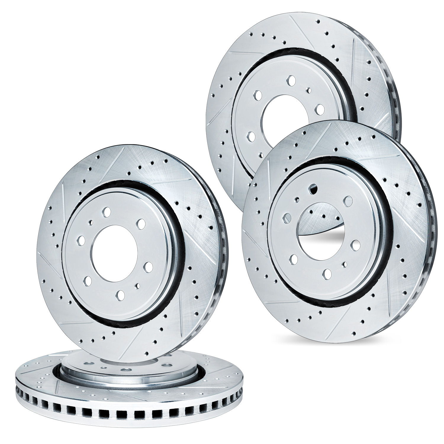 R1 Concepts WGPN2-47090 - Brake Rotor- D/S - Silver