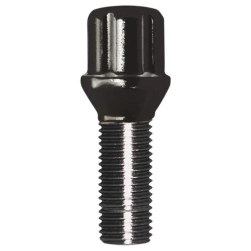 Gorilla Automotive 17015SDBC - Small Diameter Spline Lug Bolt 12mm x 1.50 Black 32mm Thread Length Bulk