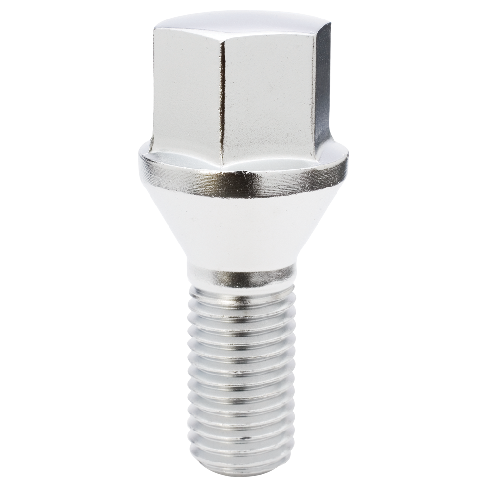 Gorilla Automotive 17100 - Conical Seat Lug Bolt 17mm Hex 12mm x 1.50 Chrome 24mm Thread Length Bulk Gorilla Automotive 17100 - Conical Seat Lug Bolt 17mm Hex 12mm x 1.50 Chrome 24mm Thread Length Bulk
