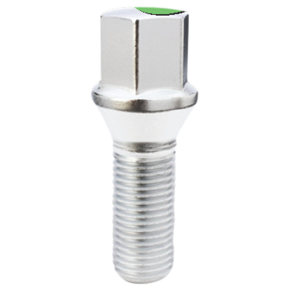 Gorilla Automotive 17141 - Conical Seat Lug Bolt 17mm Hex 14mm x 1.25 Chrome 27mm Thread Length Bulk Gorilla Automotive 17141 - Conical Seat Lug Bolt 17mm Hex 14mm x 1.25 Chrome 27mm Thread Length Bulk