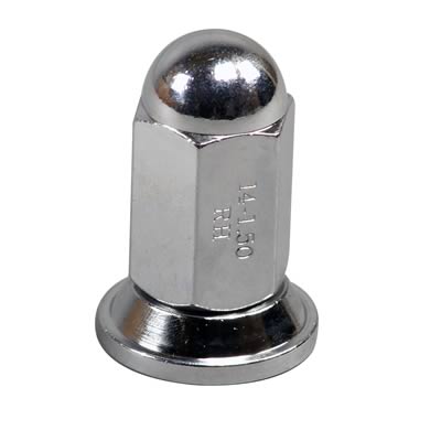 Gorilla Automotive 22148N - Duallie Flange Lug 1" 14-1.50 Chr Bulk Gorilla Automotive 22148N - Duallie Flange Lug 1" 14-1.50 Chr Bulk