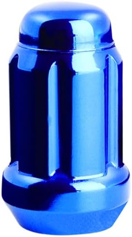 Gorilla Automotive 26148SBL - Small Diameter Spline Duplex Short Lug Nut 14mm x 1.50 Blue Painted Bulk