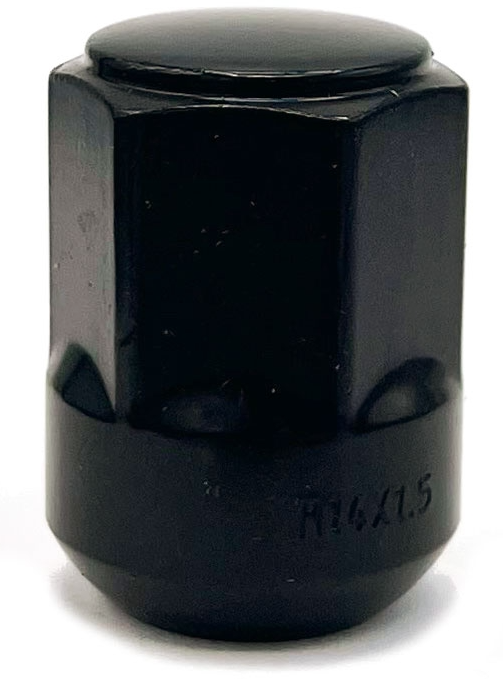 Gorilla Automotive 38148BC - Closed End Lug Nut 7/8" (22mm) Hex 14mm x 1.50 Black Bulk