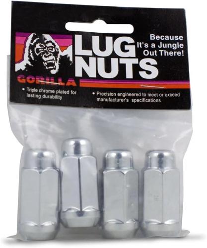 Gorilla Automotive 41107XLHTB - BULGE XL HT LUG 3/4" 14-2.00 CHR BAG