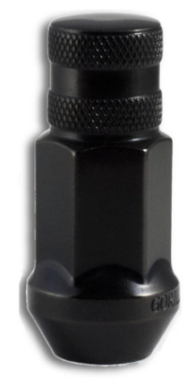 Gorilla Automotive 45138BC - Forged Steel Racing Closed End Lug Nut 12mm x 1.50 3/4" Hex Black Bulk