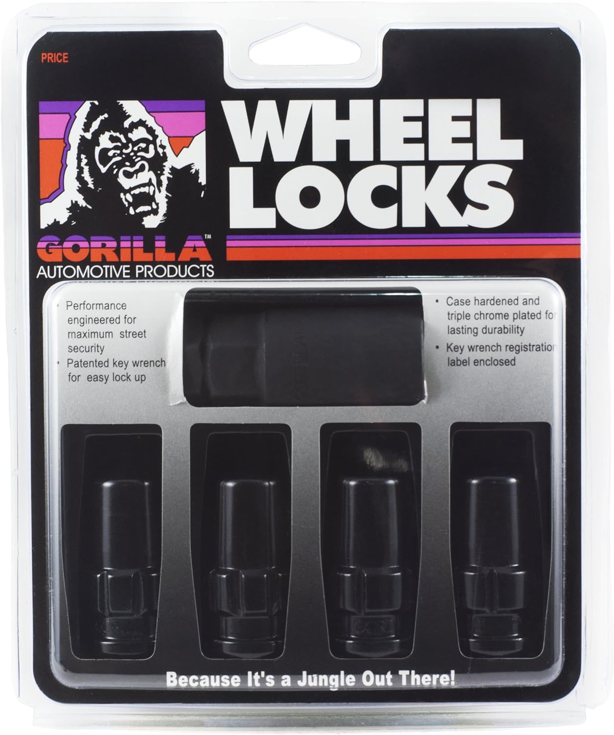 Gorilla Automotive 76691NBC - Original Gorilla Lock Set Duplex Acorn 13/16"&7/8" Dual Hex 9/16"-18 Black 4Pk Gorilla Automotive 76691NBC - Original Gorilla Lock Set Duplex Acorn 13/16"&7/8" Dual Hex 9/16"-18 Black 4Pk