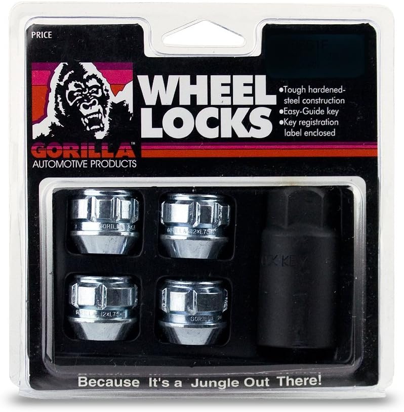 Gorilla Automotive 78641N - Original Gorilla Lock Set Acorn Open End 13/16" Hex 14mm x 1.50 Zinc Set of 4 Gorilla Automotive 78641N - Original Gorilla Lock Set Acorn Open End 13/16" Hex 14mm x 1.50 Zinc Set of 4