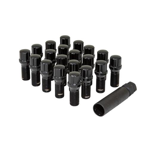 Gorilla Automotive K5BS-14125X27BGR - Small Diam Spline Lug Bolts 17mm&19mm Key 14x1.25 Black 27mm Thread Length 20Pk Gorilla Automotive K5BS-14125X27BGR - Small Diam Spline Lug Bolts 17mm&19mm Key 14x1.25 Black 27mm Thread Length 20Pk