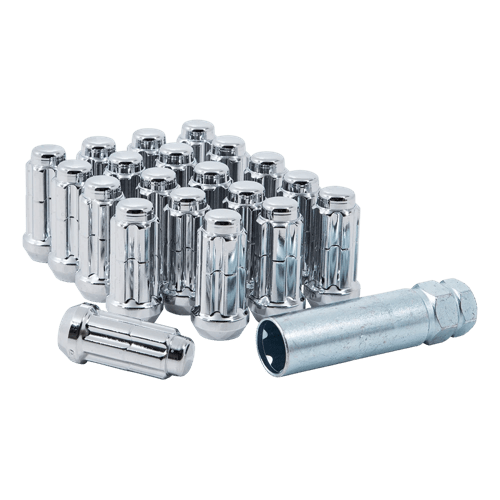 Gorilla Automotive K5TS-00916GR - Small Diam Spline Duplex Lug Nuts 13/16" & 7/8" Key 9/16"-18 Chrome Set of 20 Gorilla Automotive K5TS-00916GR - Small Diam Spline Duplex Lug Nuts 13/16" & 7/8" Key 9/16"-18 Chrome Set of 20