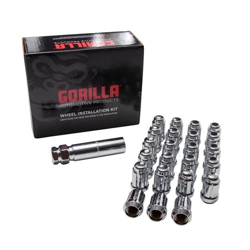 Gorilla Automotive KJPSL-00012GR - Small Diam Spline Acorn Lugs&Locks 3/4"&13/16" Key 1/2"-20 Chrome 18Lugs&5 Locks Gorilla Automotive KJPSL-00012GR - Small Diam Spline Acorn Lugs&Locks 3/4"&13/16" Key 1/2"-20 Chrome 18Lugs&5 Locks