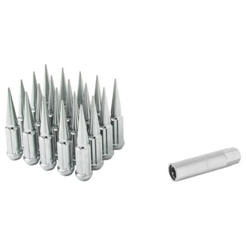 Gorilla Automotive SPK8-14150 - Small Diam Spline Spike Lug Nuts 13/16" & 7/8" Key 14mm x 1.50 Chrome Set of 32 Gorilla Automotive SPK8-14150 - Small Diam Spline Spike Lug Nuts 13/16" & 7/8" Key 14mm x 1.50 Chrome Set of 32