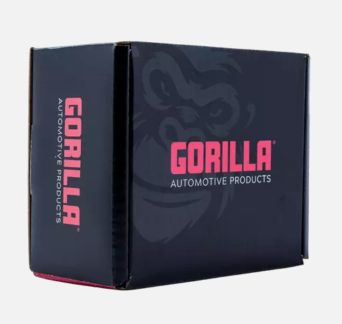 Gorilla Automotive SSPK4-10125RD - Small Diam Spline Short Spike Lug Nuts 17mm & 19mm Key 10mm x 1.25 Red Set of 16
