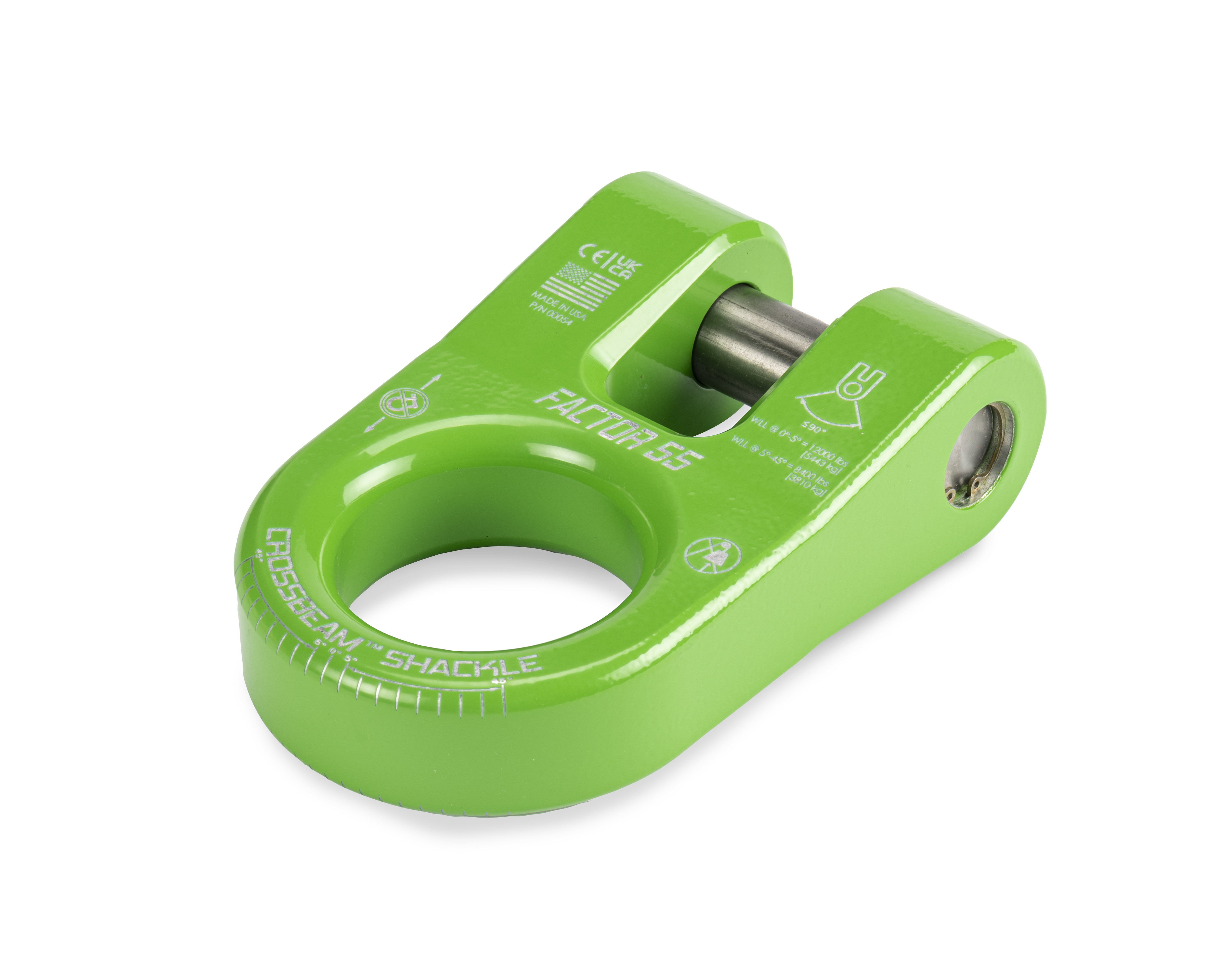 Factor 55 00054-08 - CROSSBEAM SHACKLE GREEN Factor 55 00054-08 - CROSSBEAM SHACKLE GREEN