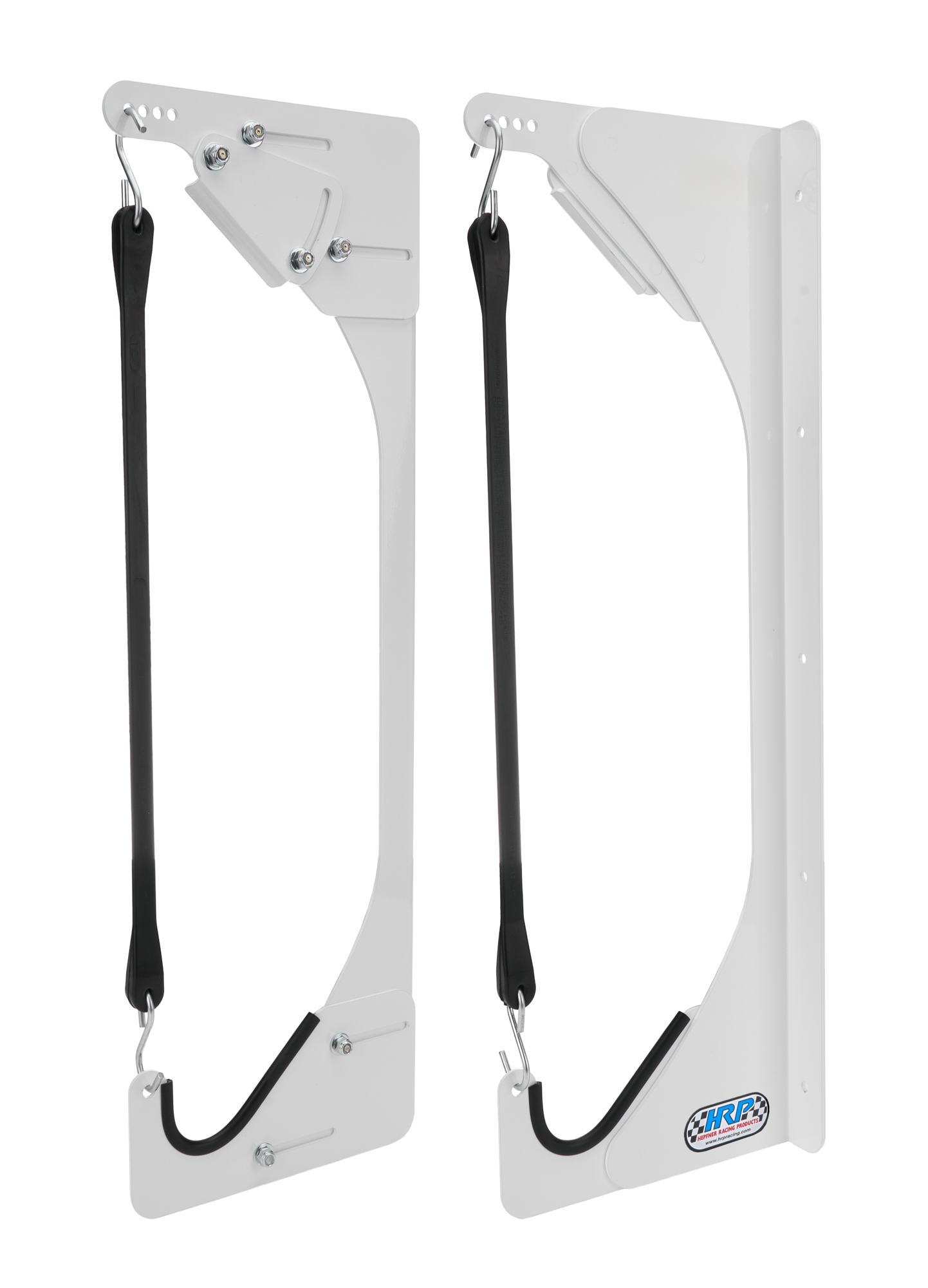 Hepfner Racing Products HRP6556-WHT - Nose Wing Wall Mount - Adj. Vertical Mounts