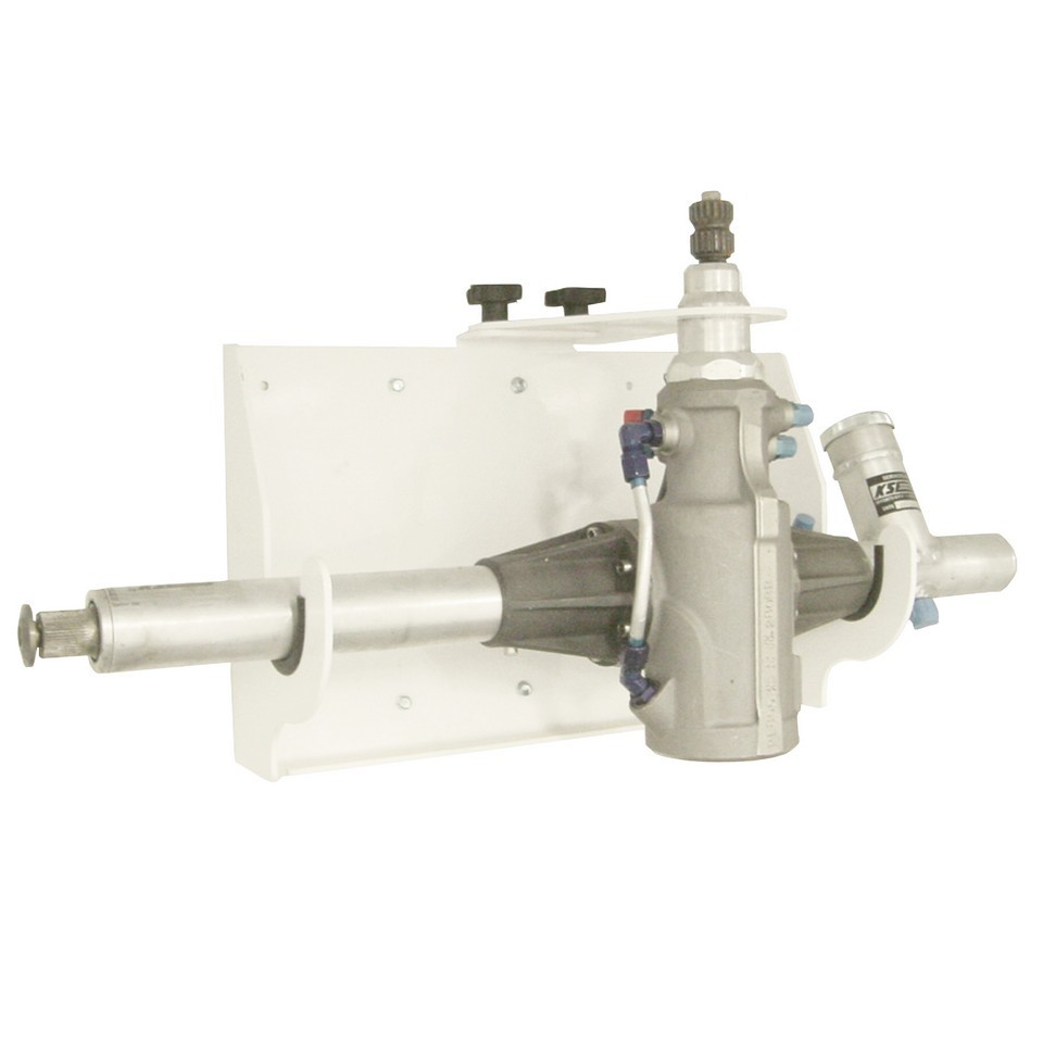 Hepfner Racing Products HRP6780-1-WHT - Steering Gear Rack - Std Powder Coat - White
