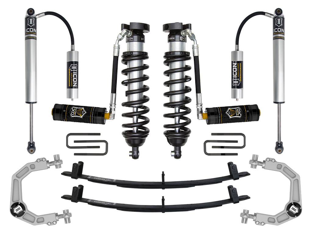 Icon K53015B - 95.5-04 Toyota Tacoma 0-3in. Stage 5 Suspension System W/ Billet Upper Control Arms
