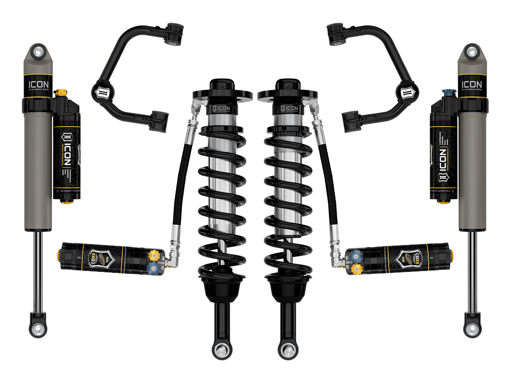 Icon K93164TD - 21-24 Ford F-150 Tremor 2.5 Series Stage 4 Tubular CDXS Suspension System