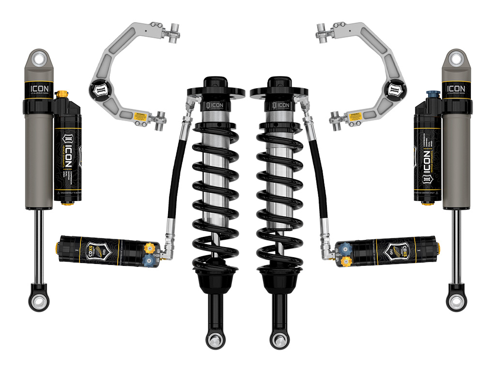 Icon K93134D - 21-24 Ford F-150 4WD 2.5 Series Stage 4 Tubular CDXS Suspension System