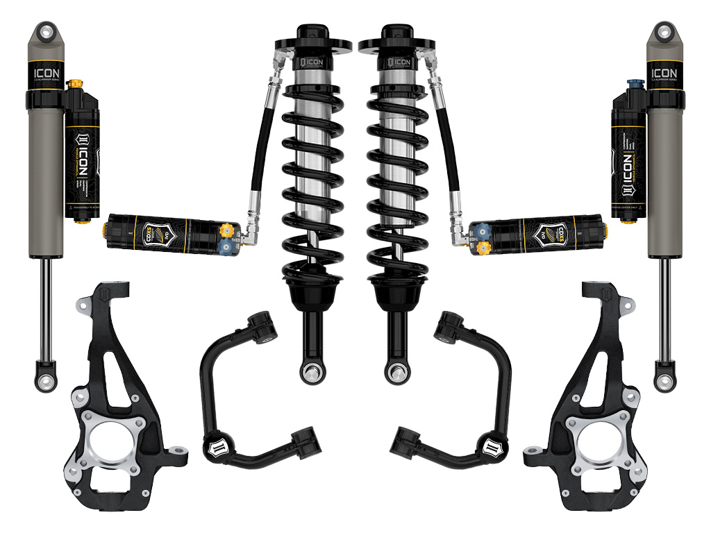 Icon K93144TD - 21-24 Ford F-150 4WD 2.5 Series Stage 4 Tubular CDXS Suspension System