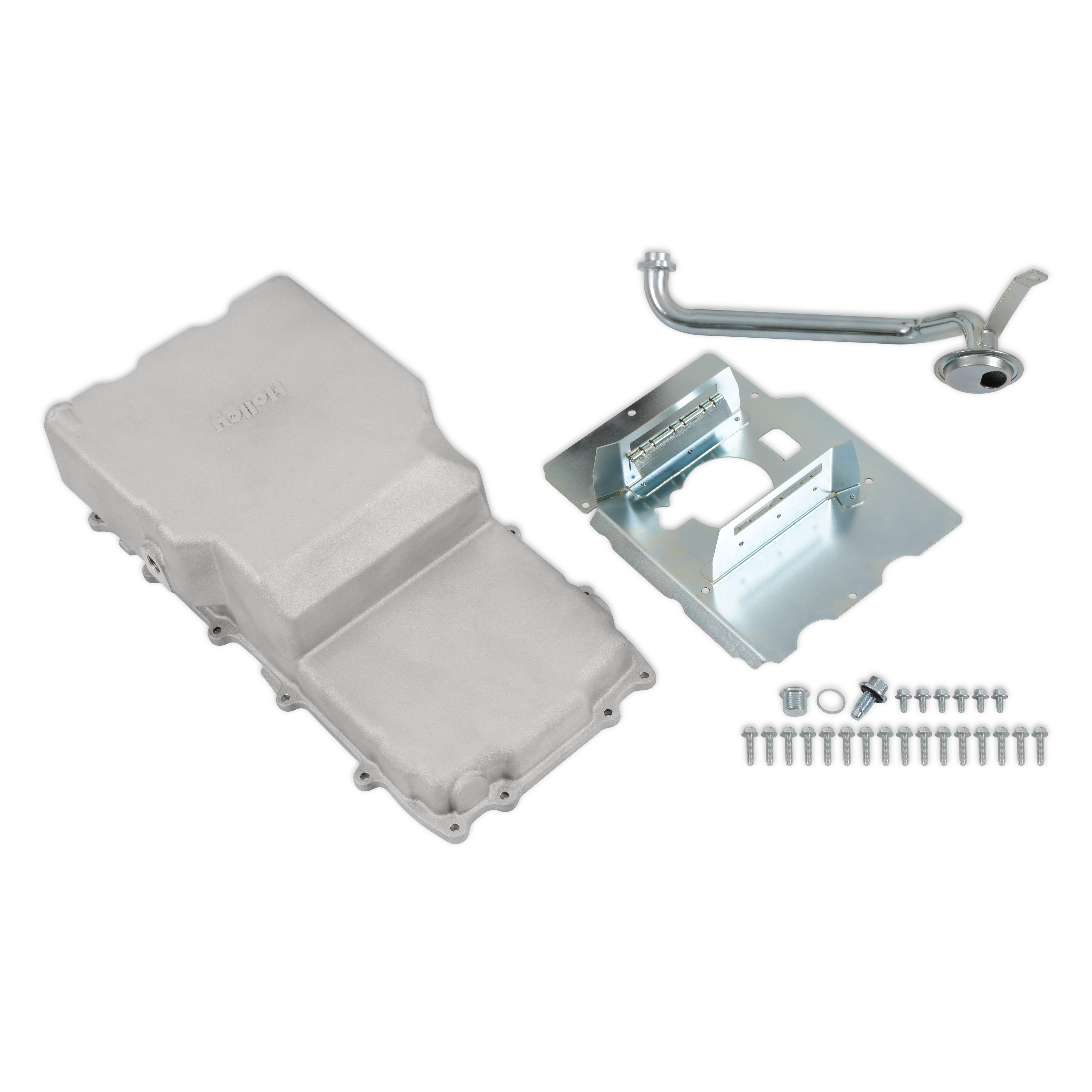 Holley 302-90 - Cast Aluminum Rear Sump Oil Pan - Ford Coyote Swap