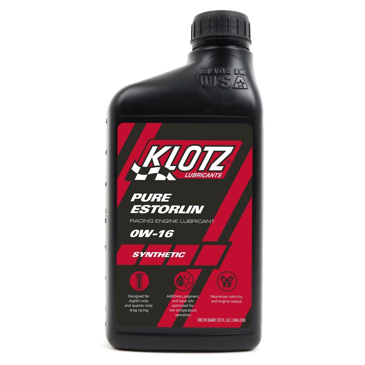Klotz KLOKE-916 - Pure Estorlin Racing Oil Synthetic 1 Quart