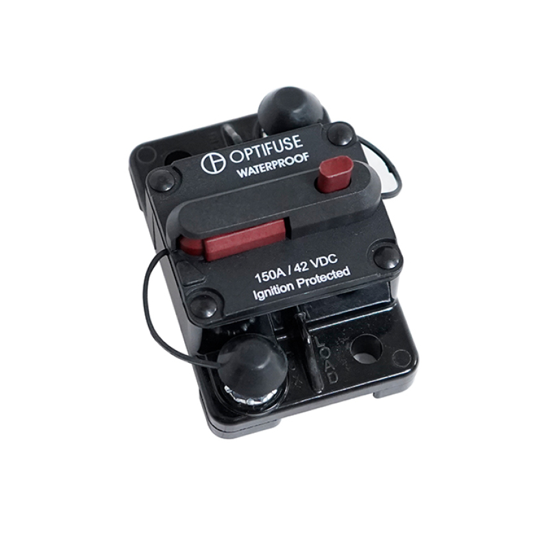 Nitrous Express 15899 - Surface Mount Manual Reset 150A 42 VDC Circuit Breaker Nitrous Express 15899 - Surface Mount Manual Reset 150A 42 VDC Circuit Breaker