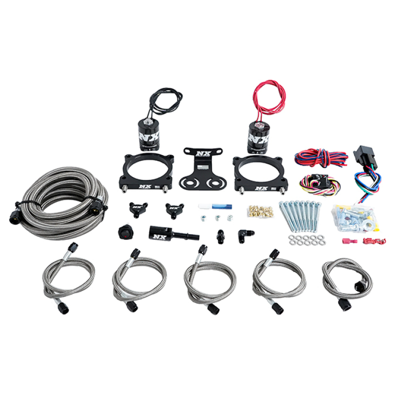 Nitrous Express 20964-00 - 2024+ Ford Mustang 5.0L Dual Throttle Body Plate System w/o Bottle