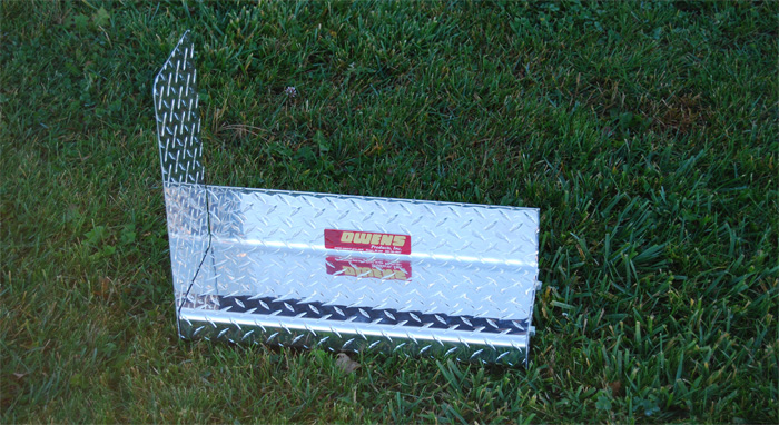 Owens Products 13133 - Running Boards  Commercial 42 Inch Diamond W/ Stone Guard Aluminum  Products