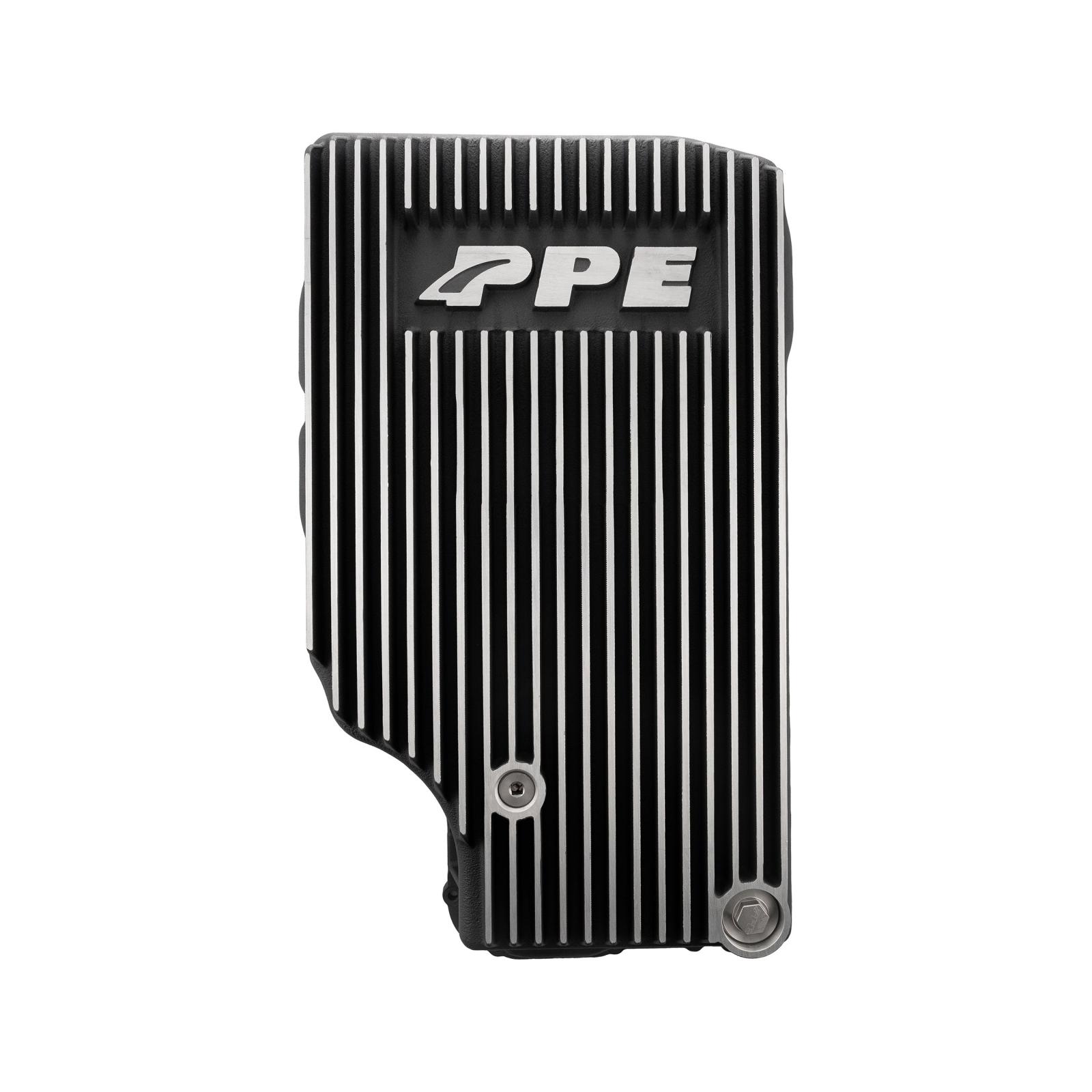 PPE 328053510 - 20-25 Ford Super Duty Diesel 10R140 Heavy-Duty Cast Aluminum Deep Transmission Pan-Brushed
