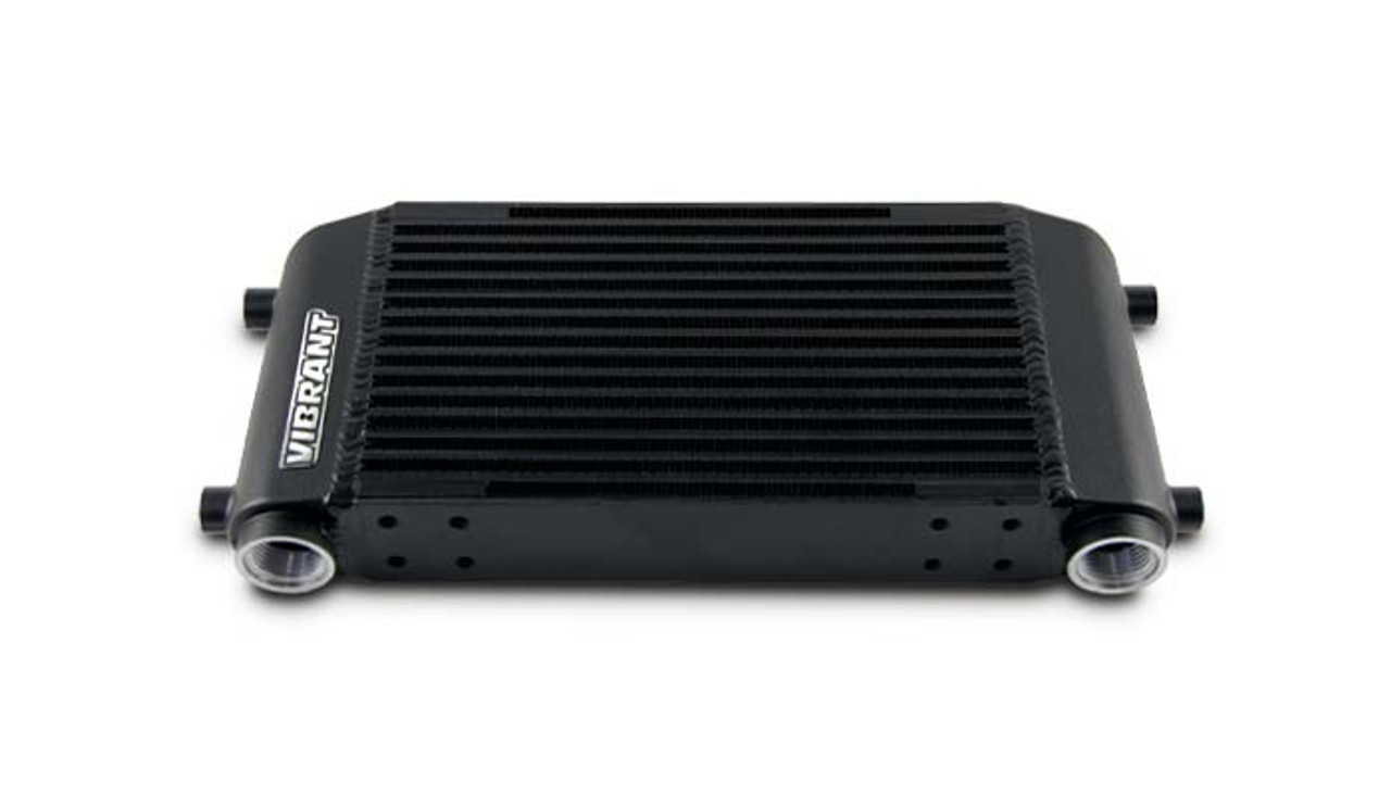 Vibrant 12953 - Single Pass Oil Cooler Assembly 6in x 10in x 2in Vibrant 12953 - Single Pass Oil Cooler Assembly 6in x 10in x 2in